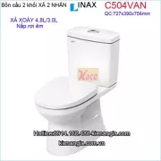 Bồn cầu 2 khối Inax,bệt két rời INAX C504VAN