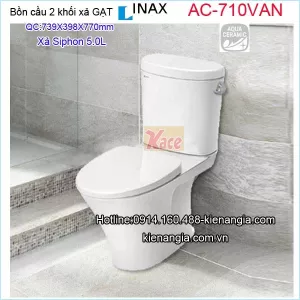 Bồn cầu GẠT,bệt két rời Inax AC710VAN