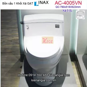 Bồn cầu liền khối,bệt két liền Inax AC-4005VN