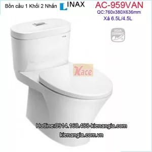 Bồn cầu khối 2 nhấn INAX AC-959VAN