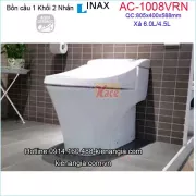 Bồn cầu 1 khối INAX,bệt két liền AC-1008VRN
