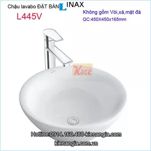 Lavabo Inax đặt bàn,tô sứ Inax L445V