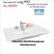 Chậu lavabo mỹ thuật đặt bàn Aqua ceramic Inax AL-S630V