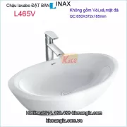 Lavabo oval Inax đặt bàn L465V