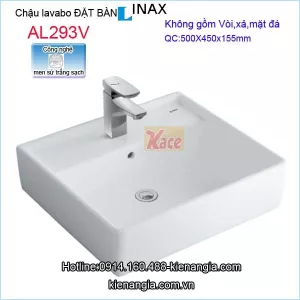 Chậu lavabo đặt bàn Aqua ceramic Inax AL293V