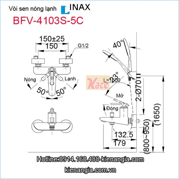 Voi-sen-nong-lanh-Inax-BFV-4103S-5C-1