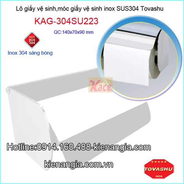 KAG-SU223-Lo-giay-moc-giay-ve-sinh-inox-304-Tovashu-KAG-SU223-3