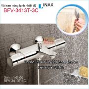 Vòi sen tắm nhiệt độ tự động Inax BFV-3413T-3C