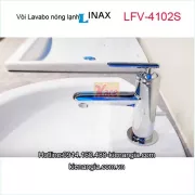 Vòi chậu lavabo nóng lạnh Inax LFV-4102S
