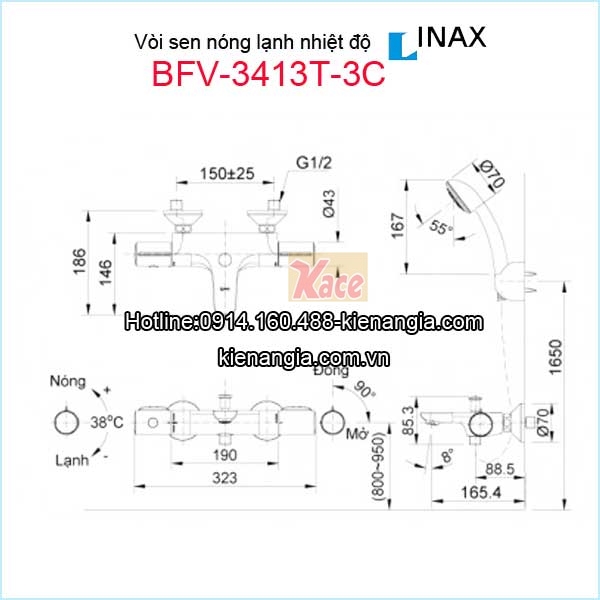 Voi-sen-nong-lanh-nhiet-do-Inax-BFV-3413T-3C-4