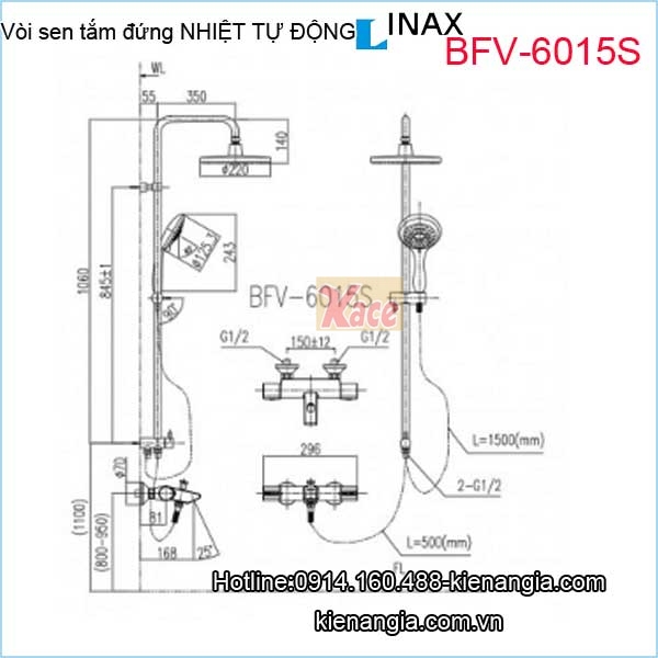 Voi-sen-tam-dung-nong-lanh-sen-cay-nhiet-do-tu-dong-Inax-BFV-6015S-1