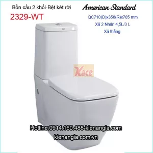 Bồn cầu 2 khối American Standard-2329-WT