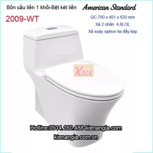 Bồn cầu 1 khối American Srandard  2009-WT