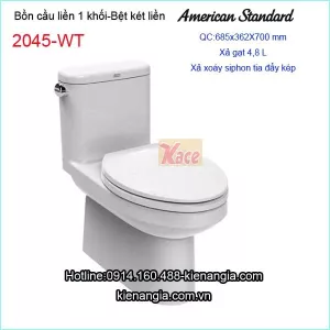 Bồn cầu 1 khối American Srandard 2045-WT