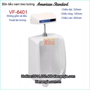 Bồn tiểu nam,bệ tiểu treo tường American VF6401