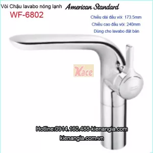 Vòi chậu đặt bàn,vòi lavabo cao American Standard  WF-6802