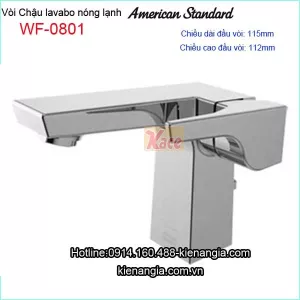 Vòi chậu lavabo nóng lạnh American Standard WF-0801