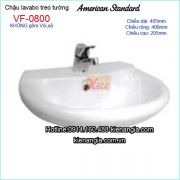 Chậu lavabo treo tường American VF-0800