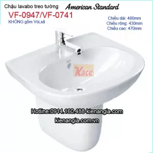 Lavabo và chân treo AMERICAN VF0947/VF741