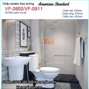 Lavabo chân treo AMERICAN VF0800/VF0911