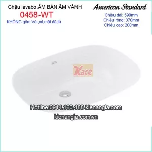 Lavabo âm bàn AMERICAN 0458-WT