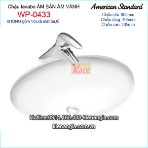 Chậu lavabo American Standard âm bàn WP-0433