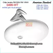 Chậu lavabo American Standard âm bàn 0496-WT