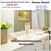 Lavabo âm bàn dương vành AMERICAN WF-0476