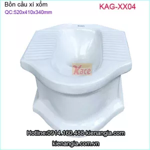 Xí xổm công cộng KAG-XX04, xí xổm đặt sàn