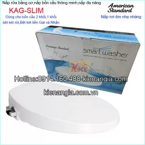 Nắp rửa,nắp bồn cầu thông minh AMERICAN KAG-SLIM