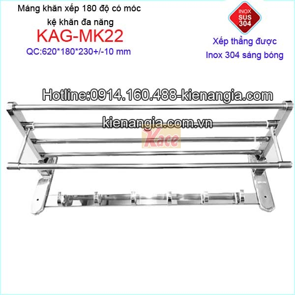 KAG-MK22-Mang-khan-xep-co-moc-ke-khan-da-nang-inox304-bong-KAG-MK22