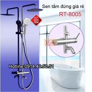 Sen cây inox 304,sen tắm đứng sus304 giá rẻ ROTO KAG-RT8005