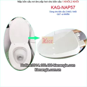 Nắp hơi,nắp bệ ngồi cho bồn cần Inax,American KAG-NAP57