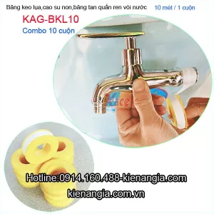 Keo lụa,cao su non,băng tan quấn ren vòi nước KAG-BKL10