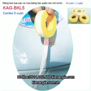 Băng keo lụa,cao su non,băng tan quấn ren vòi nước KAG-BKL5