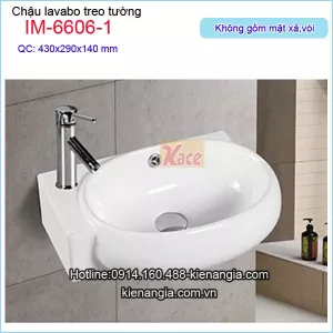 Lavabo góc  treo tường Việt Nhật IM-6606-1