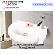 Lavabo góc  treo tường Việt Nhật IM-6606