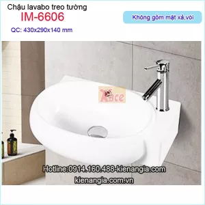 Lavabo góc  treo tường Việt Nhật IM-6606