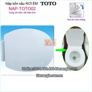 Nắp rơi êm bồn cầu thân tròn TOTO chính hãng NAP-TOTO02