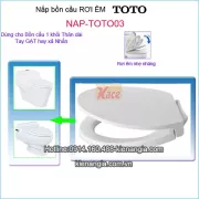 Nắp rơi êm bồn cầu 1 khối TOTO chính hãng NAP-TOTO03