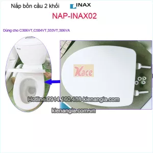 Nắp bồn cầu INAX chính hãng NAP-INAX02