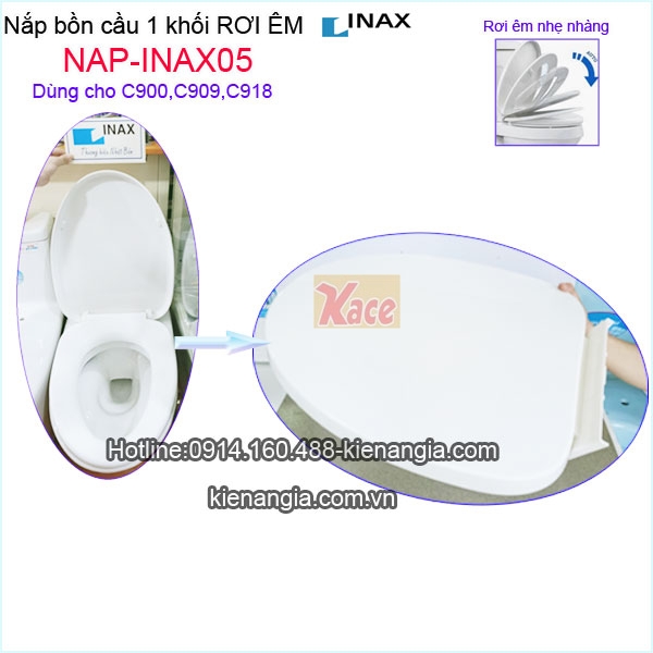 Nắp hơi bồn cầu liền 1 khối INAX KAG-NAPINAX05