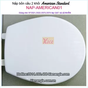 Nắp bồn cầu American chính hãng NAP-AMERICAN01