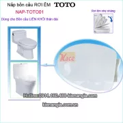 Nắp bồn cầu rơi êm TOTO chính hãng NAP-TOTO01