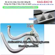 Bộ xả chậu rửa bằng đá 2 hộc KAG-BXC16
