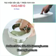 Nút nhấn bồn cầu 1 chế độ xả KAG-NB10