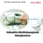 Nút nhấn vuông bồn cầu 2 chế độ KAG-NB22 Cầu C108 Inax