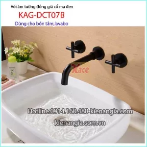 Vòi âm tường bồn tắm,lavabo đồng giả cổ KAG-DCT07B