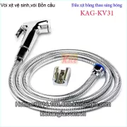 Vòi xịt vệ sinh bằng đồng thau sáng bóng KAG-KV31