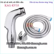 Vòi xịt vệ sinh mạ chrome sáng bóng KAG-KV33